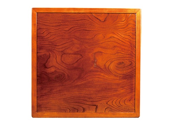 こたつ用天板 幅75cm 正方形 木製 ケヤキ突板 両面仕上 日本製 （ 座卓