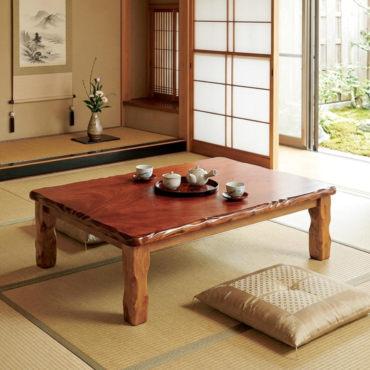 座卓 幅120cm 家具調こたつ 天然 木製 日本製 （ こたつ コタツ 炬燵