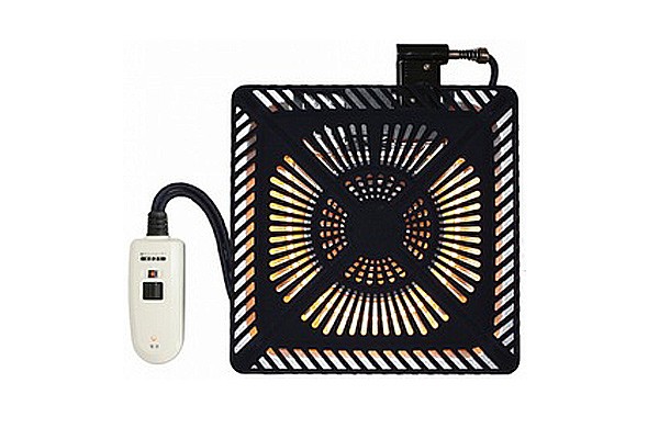 家具調こたつ 座卓 木製 コタツ オーガ 90cm角 ブラウン （ 炬燵