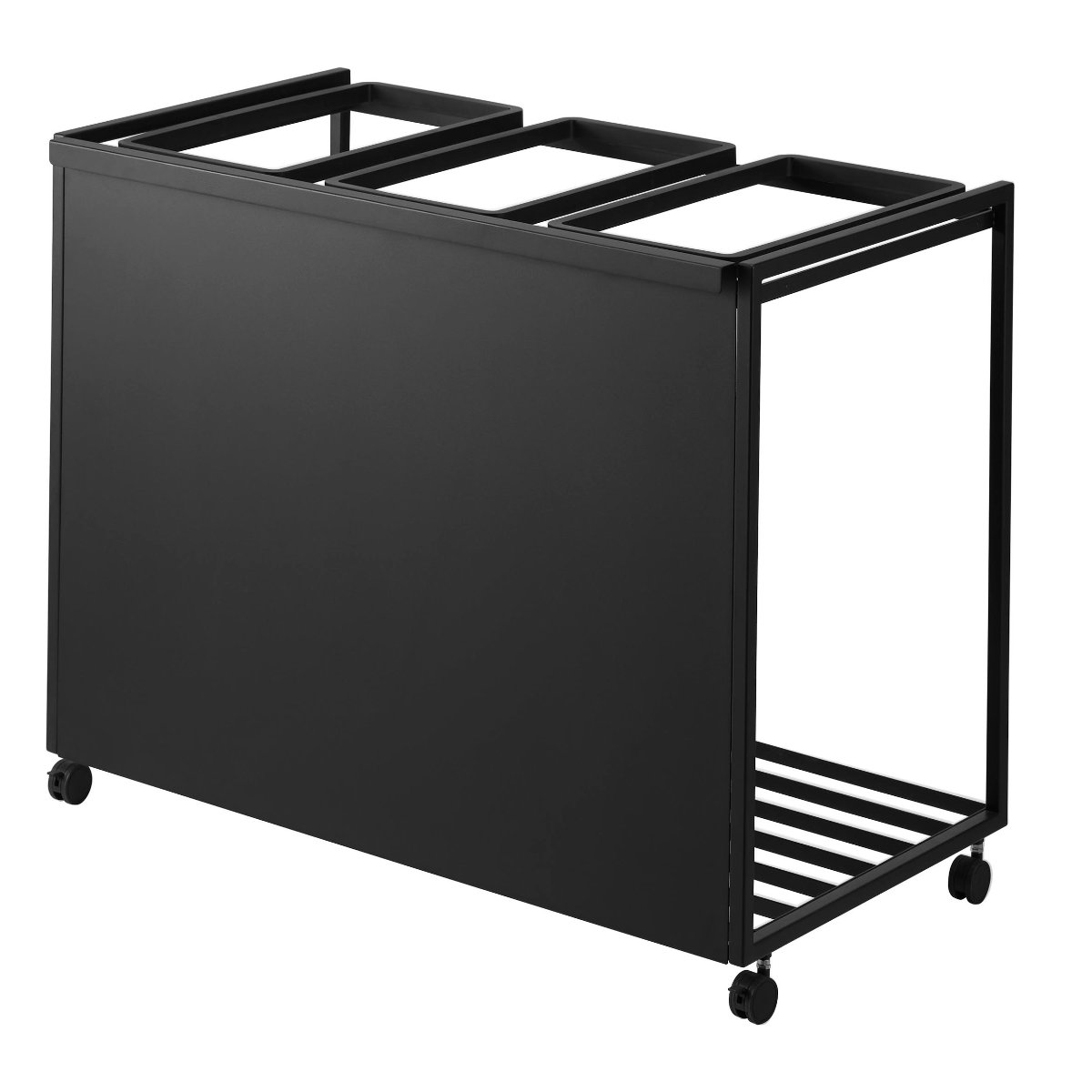 tower 山崎実業 目隠し分別ダストワゴン タワー 45L 3分別