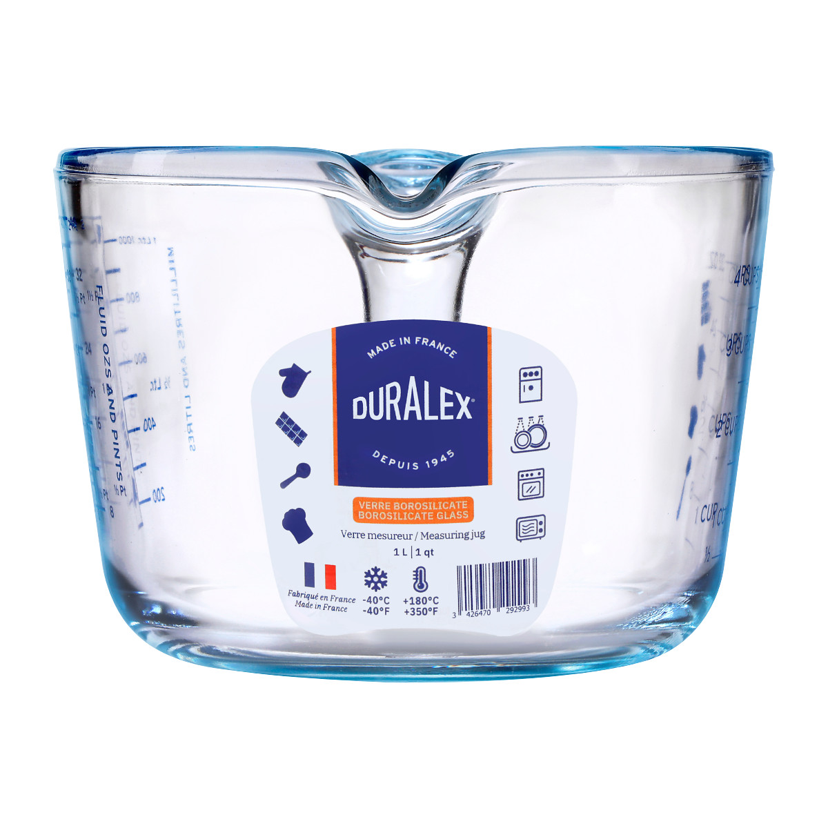 DURALEX（デュラレックス） メジャーカップ 1L （ MEASURE CUP 耐熱