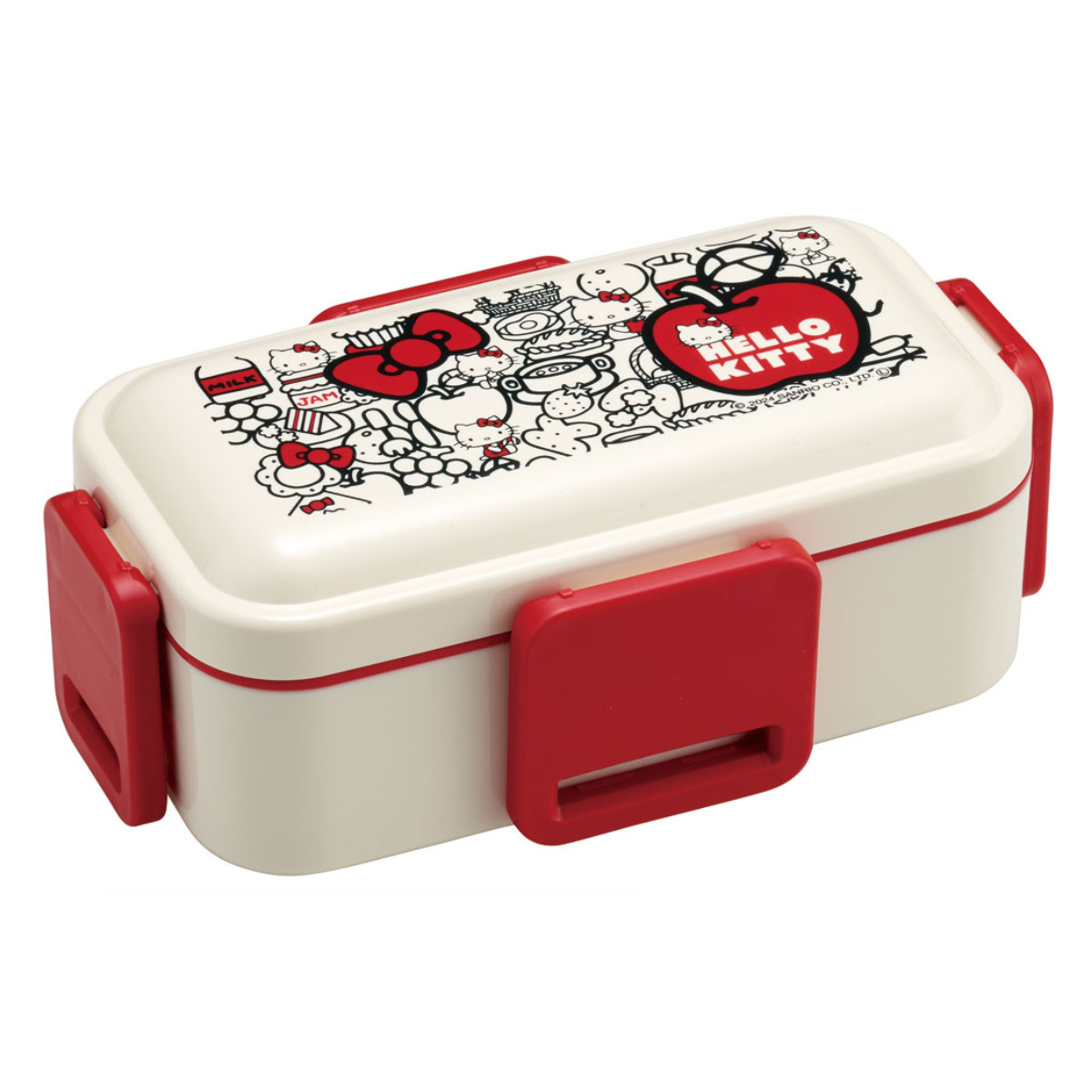 スケーター 弁当箱 2段 600ml 抗菌2段ふわっと弁当箱 KT FoodRed