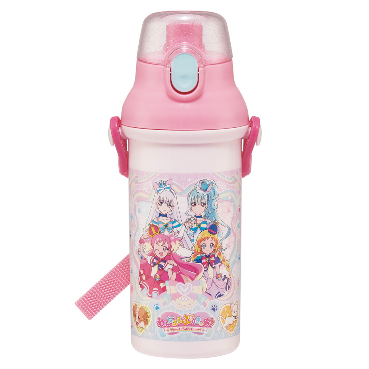 スケーター 水筒 480ml 抗菌直飲プラボトル わんだふるぷりきゅあ