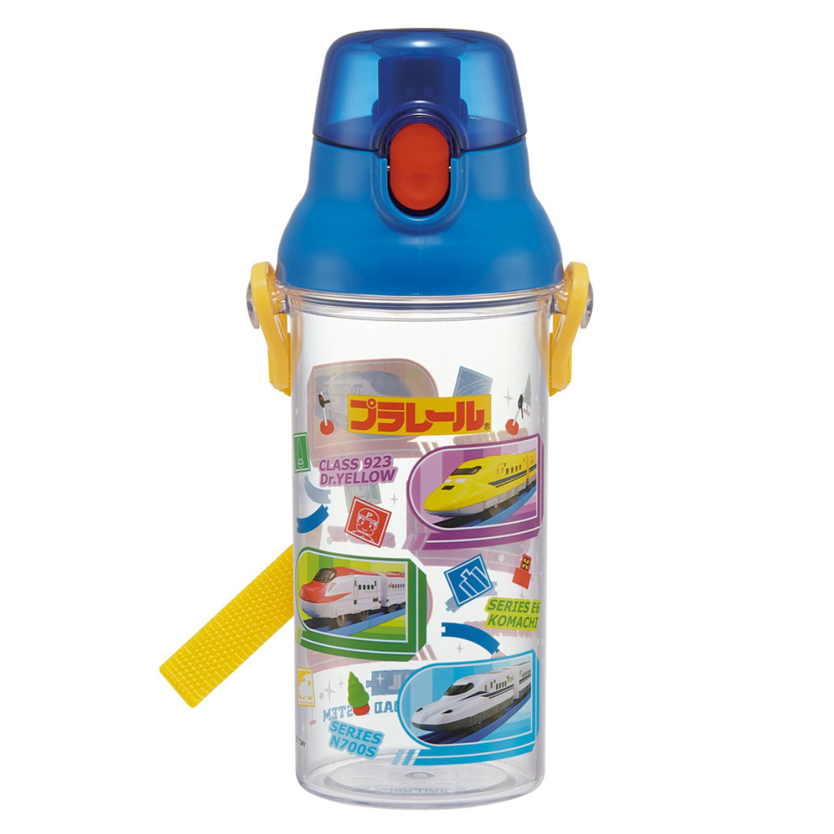 スケーター 水筒 480ml 食洗機対応プラクリアボトル プラレール24