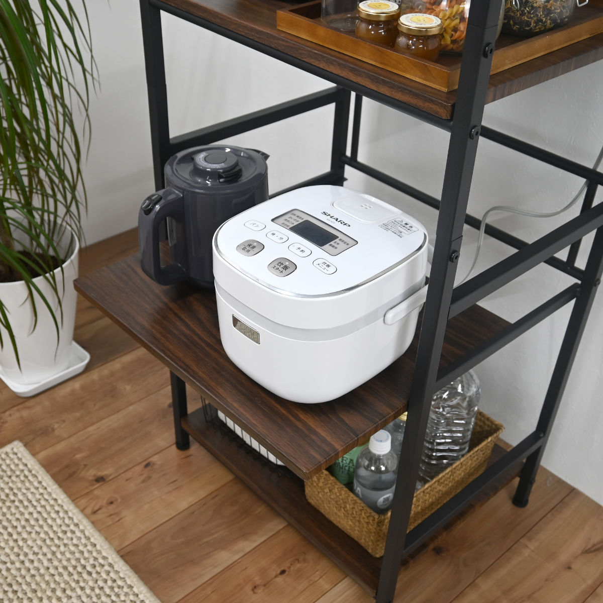 フクダクラフト レンジラック ハイタイプ 幅55cm×高さ160cm スチール 2