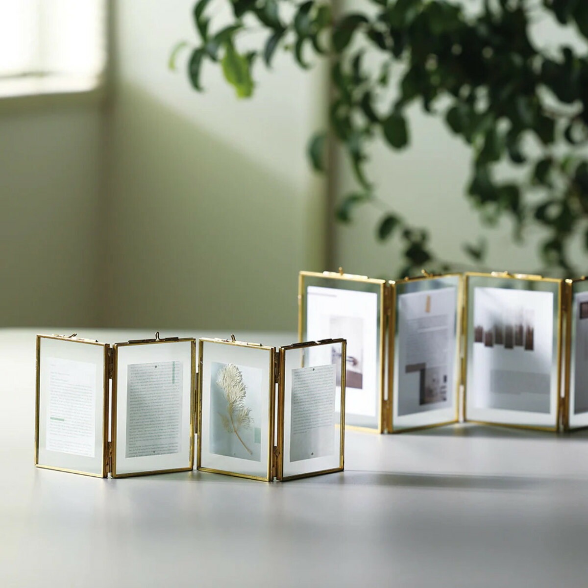 magnet フォトフレーム MOR-01 L判 4枚 （ フォトスタンド 写真立て