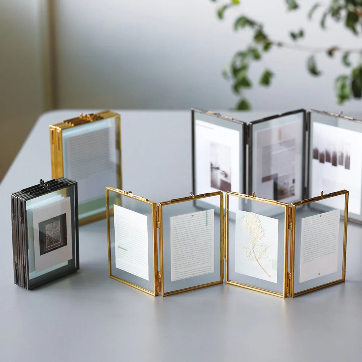 magnet フォトフレーム MOR-02 ポストカード 4枚 （ フォトスタンド