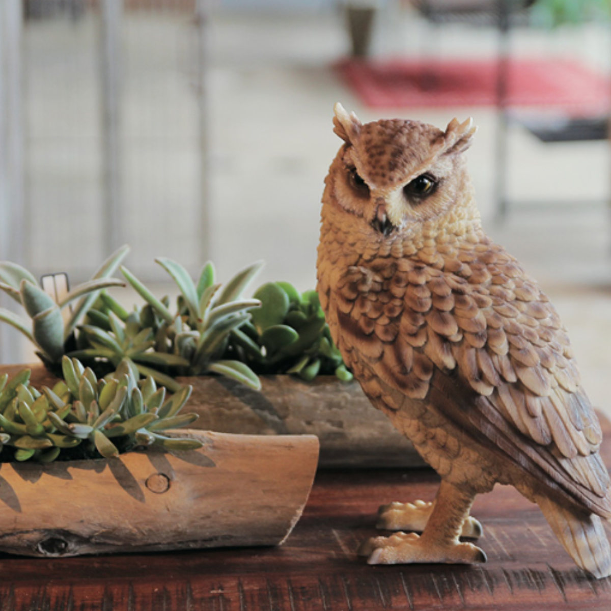 未使用近い【バカラ 】owlフクロウ置物！【オブジェ希少】 magnet オブジェ トラフズク ペットバンク 貯金箱 （ 置物