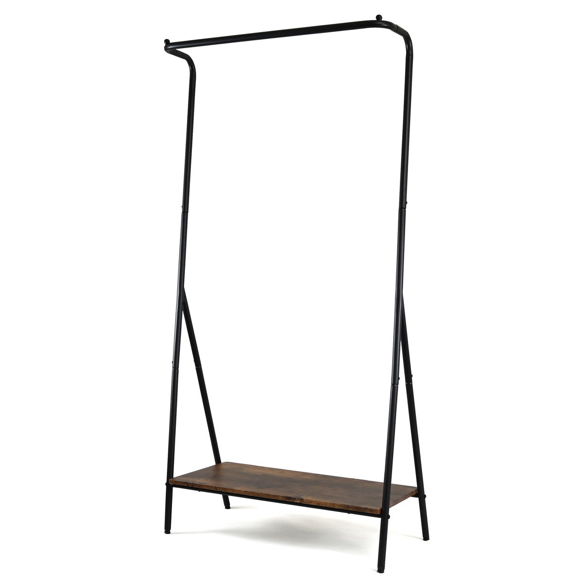 フクダクラフト ハンガーラック Z型 スチールフレーム 幅79cm