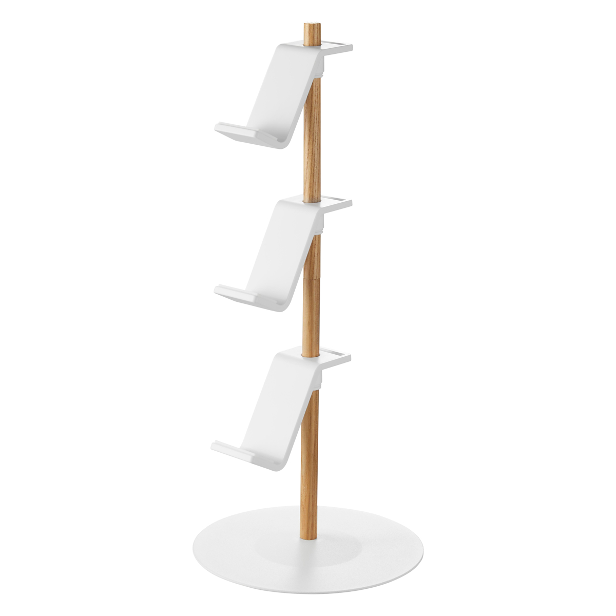 tower 山崎実業 置台が動くゲームコントローラー収納ラック タワー