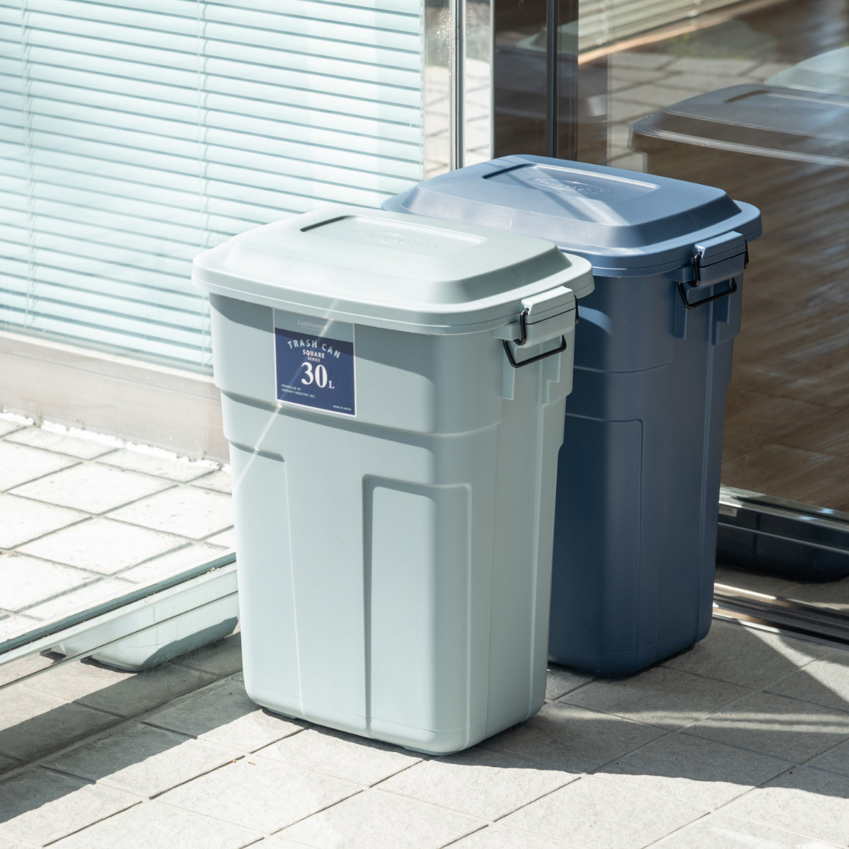 ゴミ箱 ロック付き 30L プラスチック （ ごみ箱 30リットル 丈夫 屋外