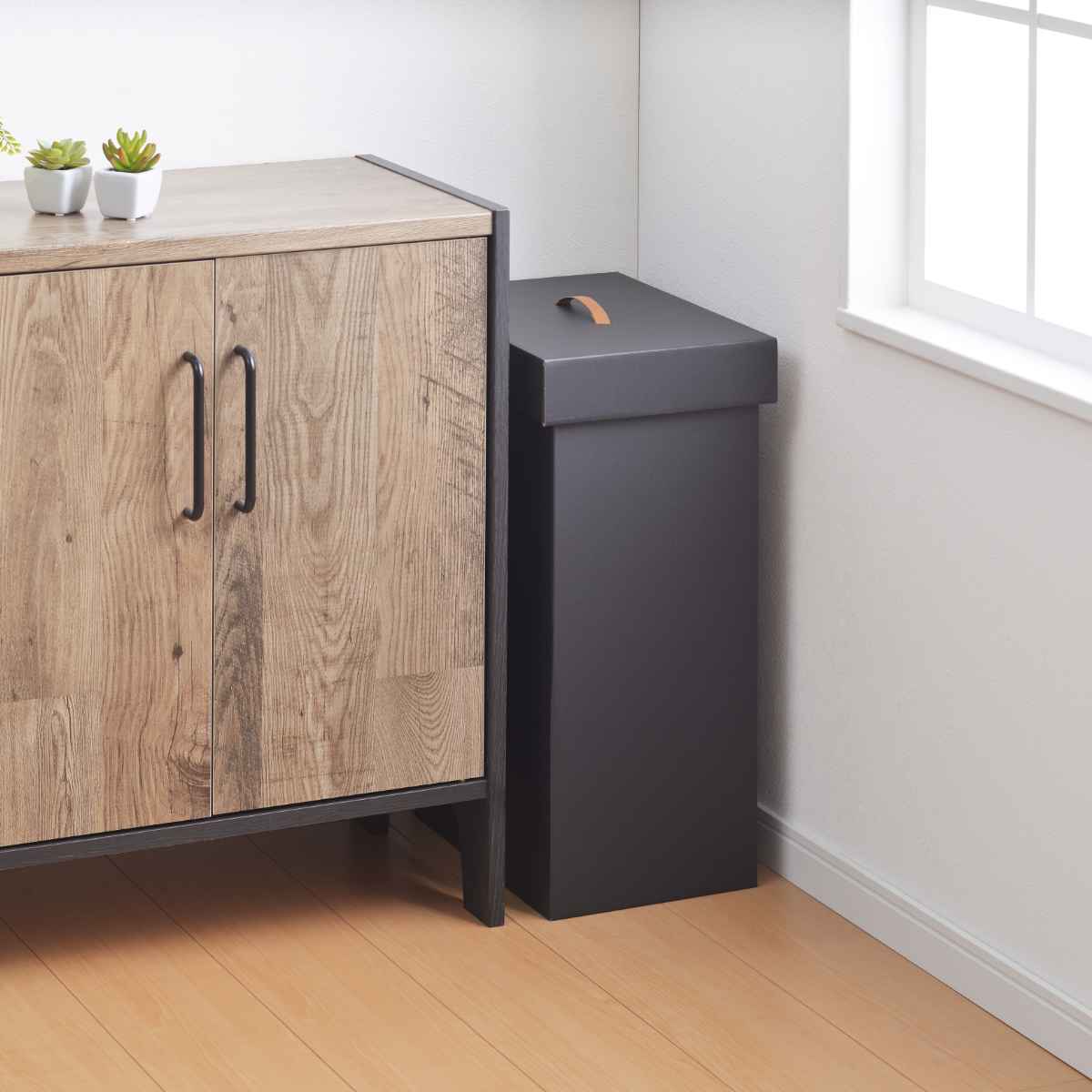 SANKA ゴミ箱 40L 組み立て ダンボール 2台入り （ ごみ箱 40リットル
