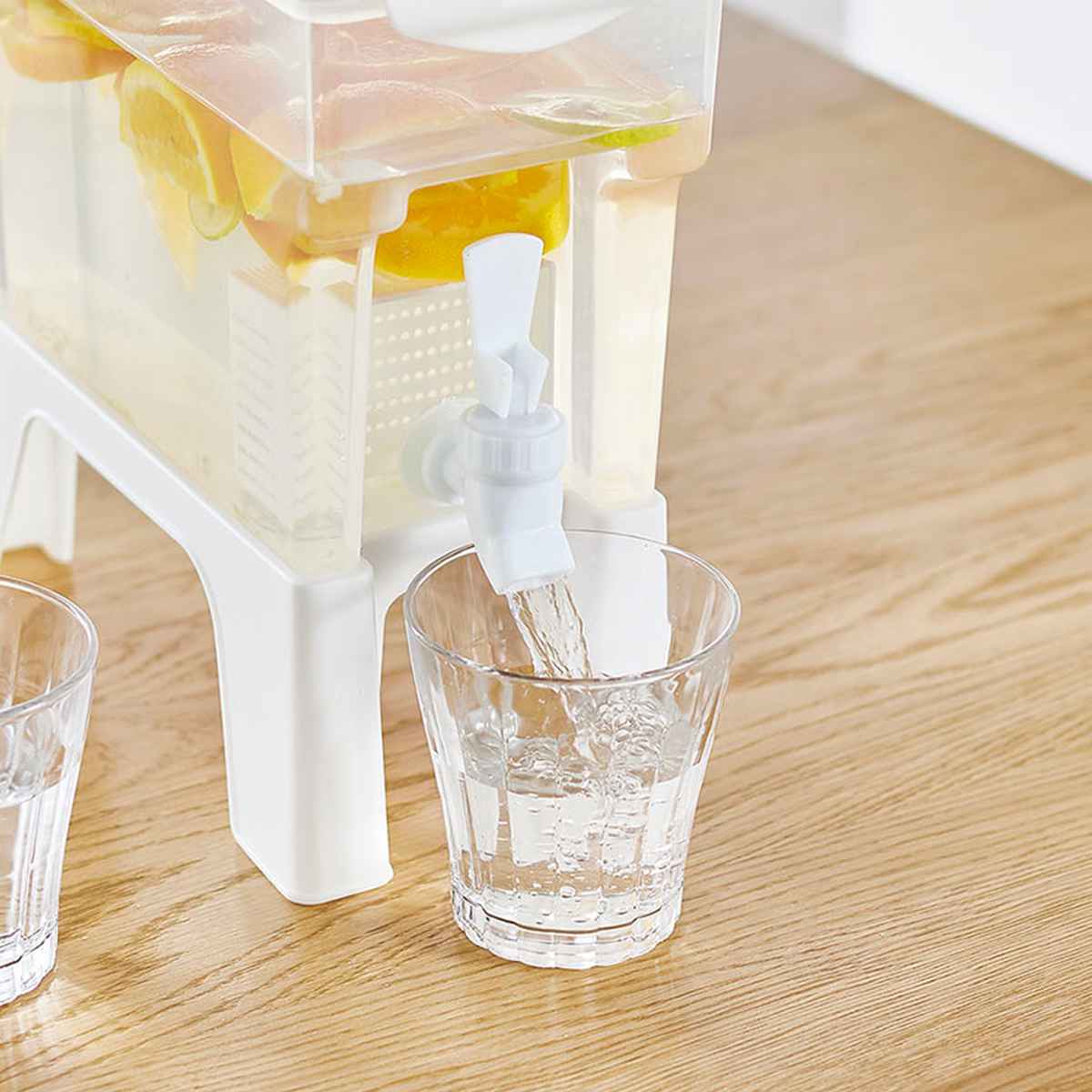 ドリンクサーバー スタンド付き 3L ソソギーナ プラスチック （ 冷蔵庫