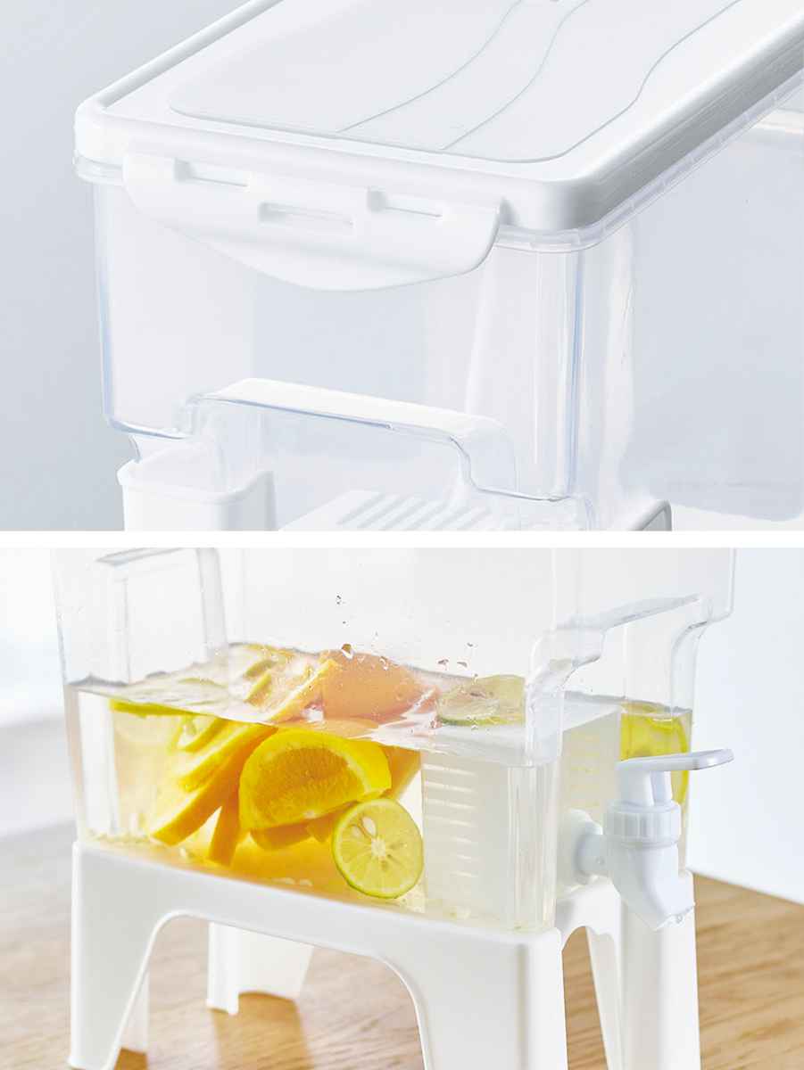 ドリンクサーバー スタンド付き 3L ソソギーナ プラスチック （ 冷蔵庫