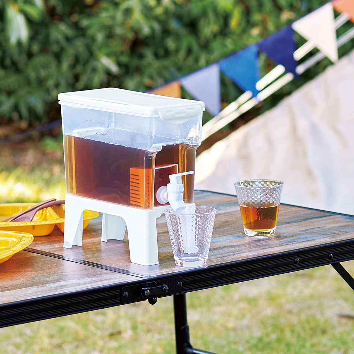 ドリンクサーバー スタンド付き 3L ソソギーナ プラスチック （ 冷蔵庫