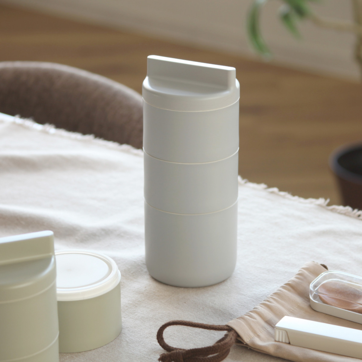 弁当箱 3段 600ml tutu 3段ランチボックス （ お弁当箱 ランチボックス