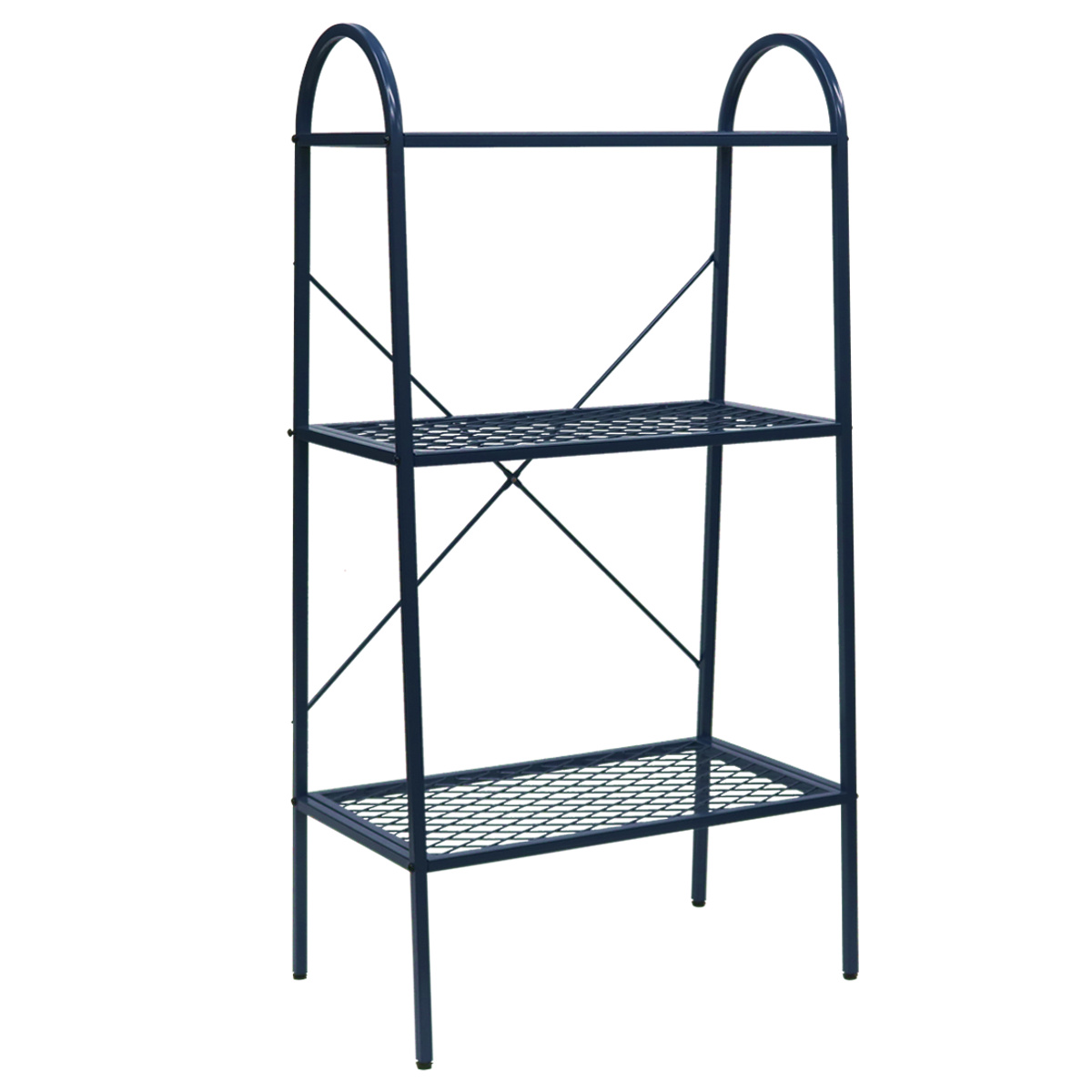 オープンスチールラック 3段 メッシュ 撥水 ガーデン （ オープン