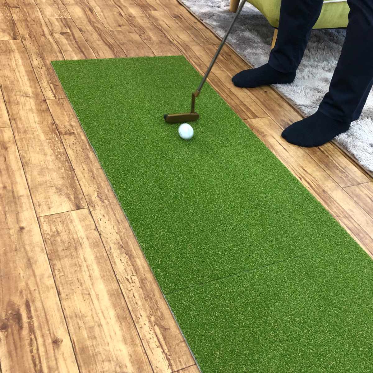 大島屋 タイルカーペット 人工芝タイルカーペット 50x50cm 18枚セット