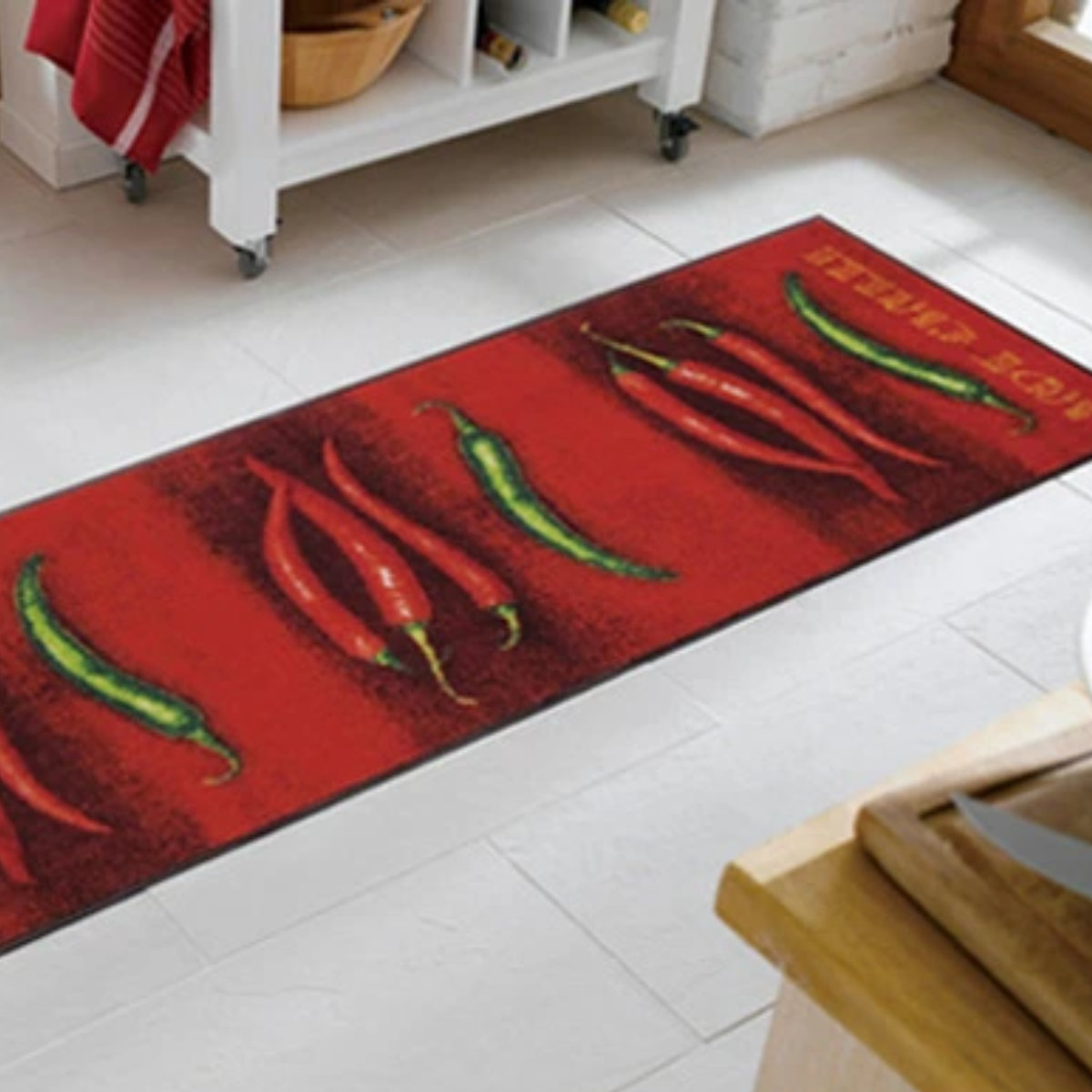 キッチンマット wash＋dry ウォッシュアンドドライ Hot Chili 屋内屋外兼用 60×180cm （ 台所マット 洗える ） | クリーンテックス・ジャパン | 11