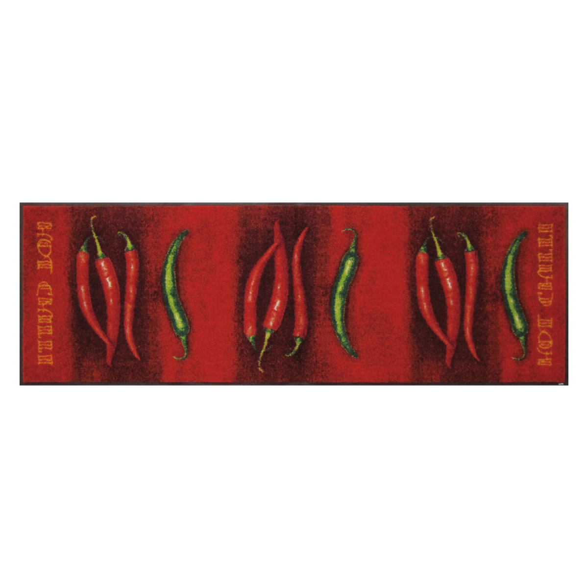 キッチンマット wash＋dry ウォッシュアンドドライ Hot Chili 屋内屋外兼用 60×180cm （ 台所マット 洗える ） | クリーンテックス・ジャパン | 02