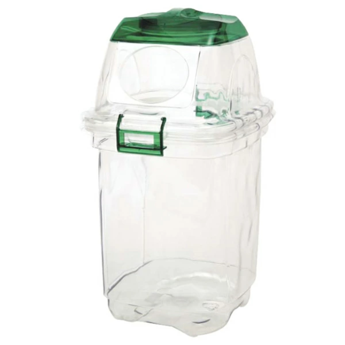 屋内用ゴミ箱 業務用ダストボックス 35L 透明エコダスター 再生プラスチック製 （ コンドル 山崎産業 ゴミ箱 ダストボックス 分別 樹脂製 ごみ箱 ）_12