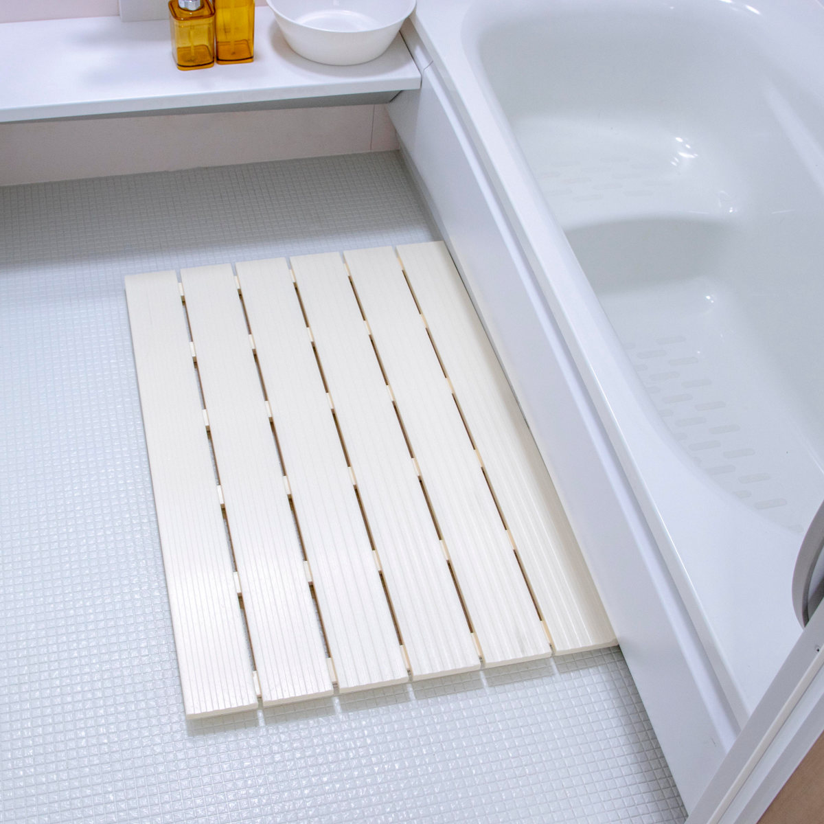 すのこ 風呂マット タフスノコ L 6枚板 60×90cm （ スノコ マット お