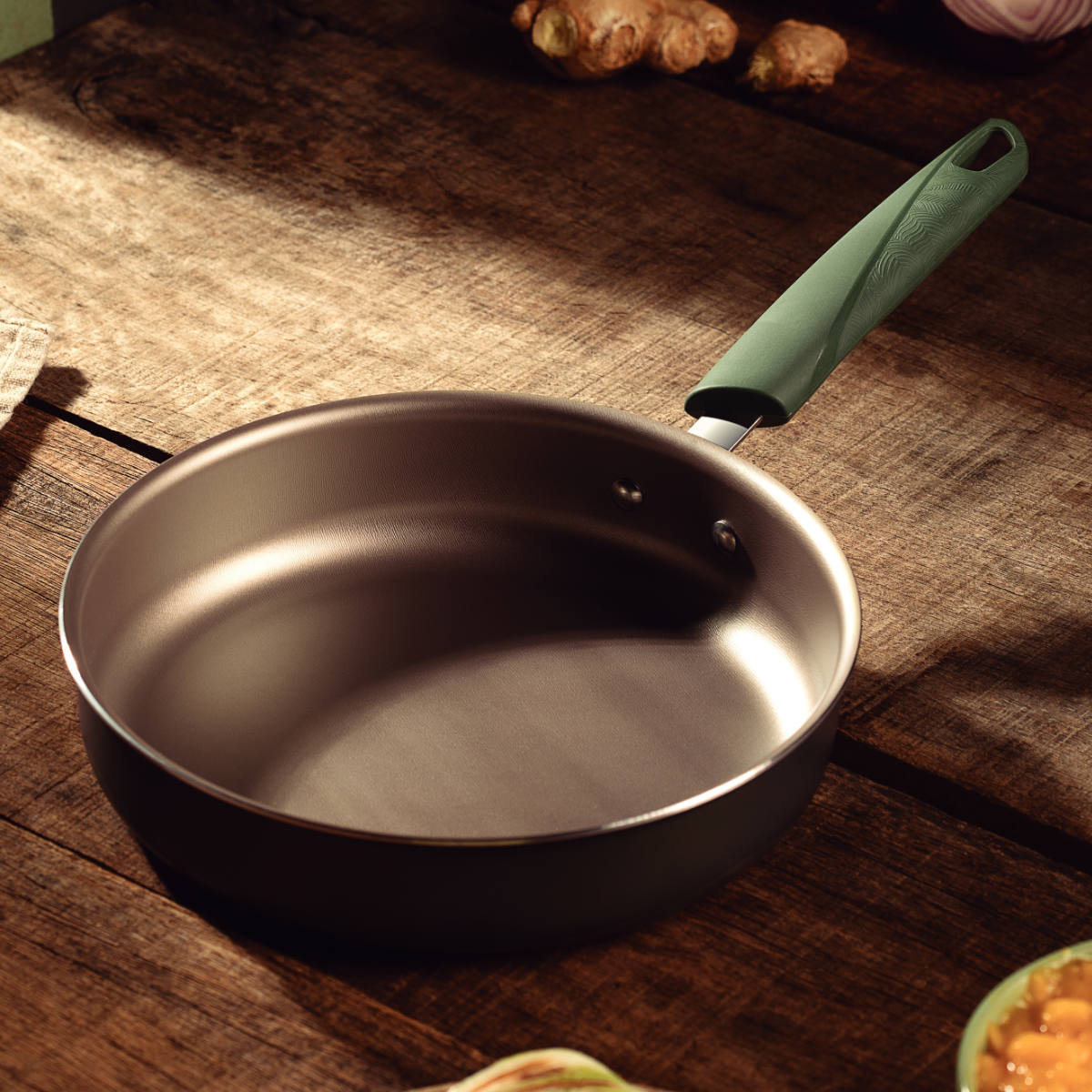 TRAMONTINA（トラモンティーナ） フライパン 20cm 深型 リーフ フッ素