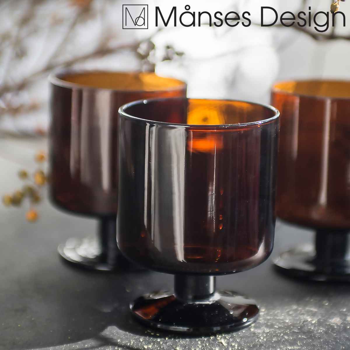 ワイングラス 300ml Manses Design ガラス （ 食洗機対応 グラス