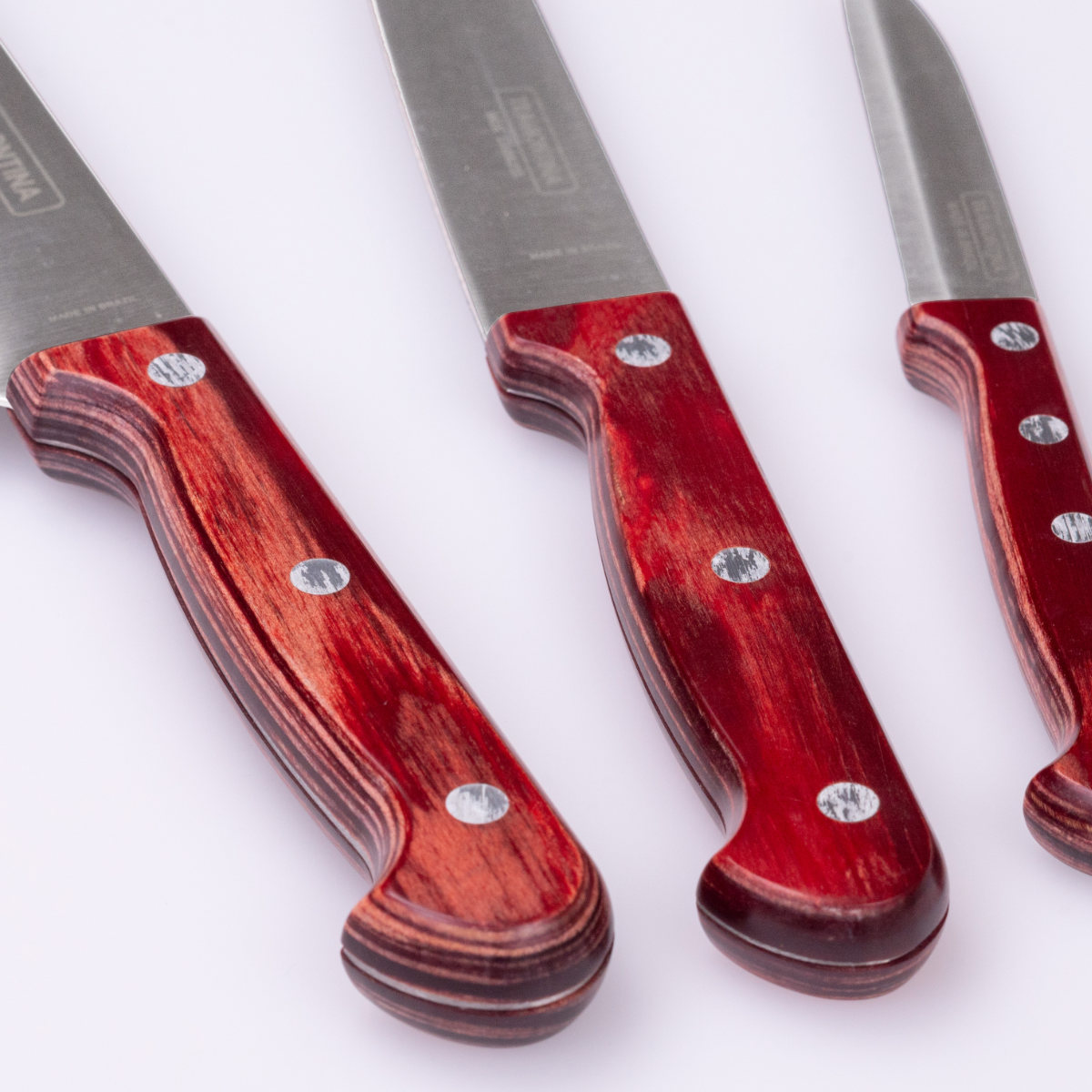 TRAMONTINA（トラモンティーナ） 包丁 5点セット 木製ストッカー付き