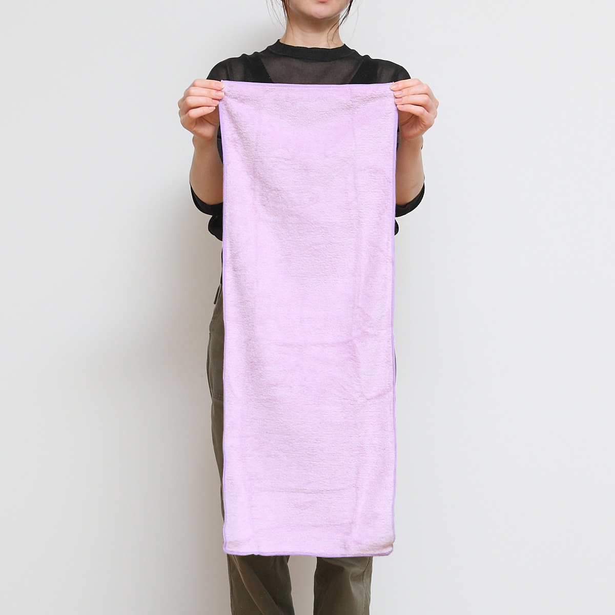 マイクロファイバー フェイスタオル カラリ 2枚セット （ 顔拭きタオル