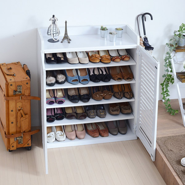 JK-PLAN（ジェイケイ・プラン） 下駄箱 幅75cm 1個 ルーバー 組立品