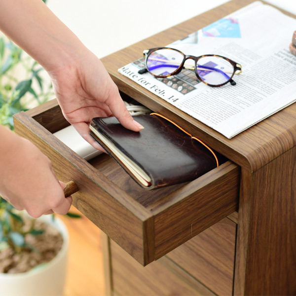 スリムチェスト 幅30cm 4段 北欧風 pico （ チェスト リビング収納