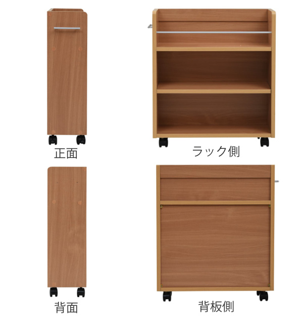 JK-PLAN（ジェイケイ・プラン） クローゼット 収納ラック キャスター付