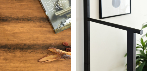 ハンガーラック 棚付 インダストリアル調 ELVIS 約幅76cm （ ラック