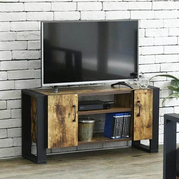 テレビ台 幅90cm ローボード レトロ調 ブルックリンスタイル （ テレビ