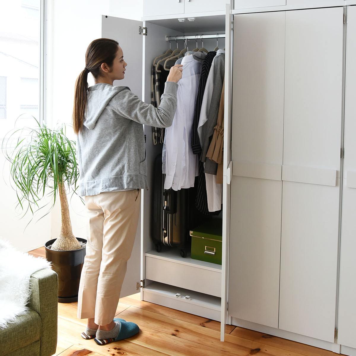 壁面収納 ロッカータンス クローゼット 衣類収納 ロッカーシリーズ 約