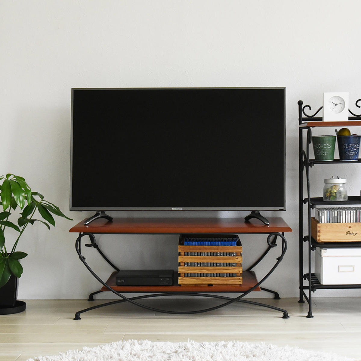 テレビ台 幅90cm ローボード ロートアイアン 姫系 （ AVラック TVボード テレビボード TV台 ） : 4582222667804 :  リビングート ヤフー店 - 通販 - Yahoo!ショッピング