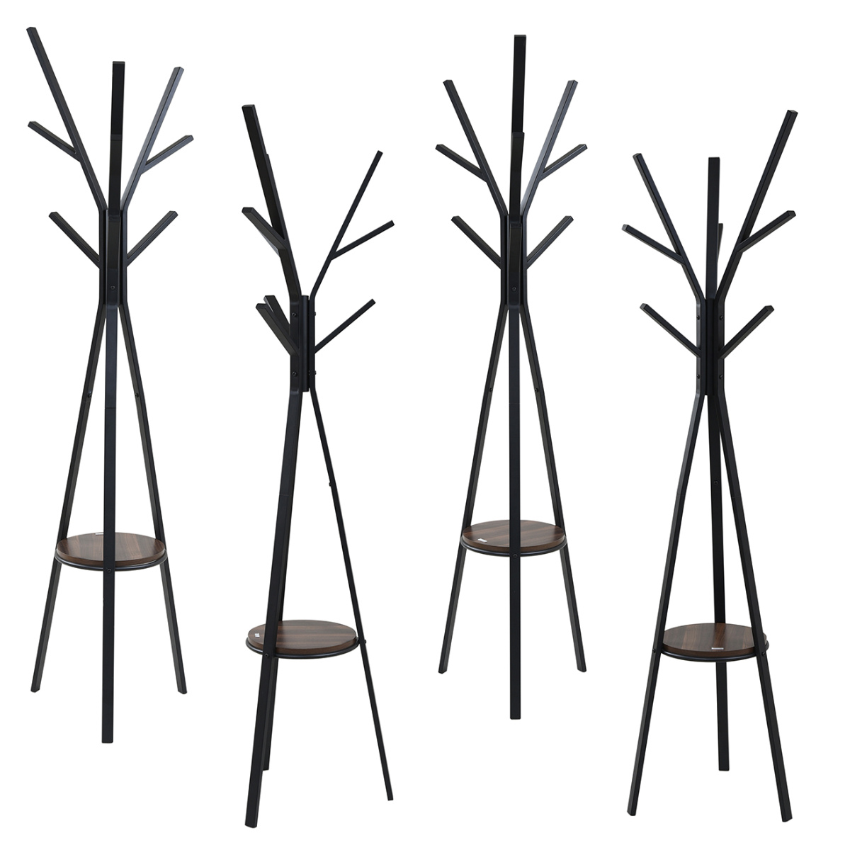 ポールハンガー アイアン ミッドセンチュリー Rita 高さ180cm