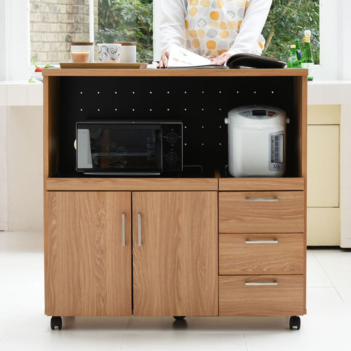 JK-PLAN（ジェイケイ・プラン） レンジ台 幅120cm キッチンラック