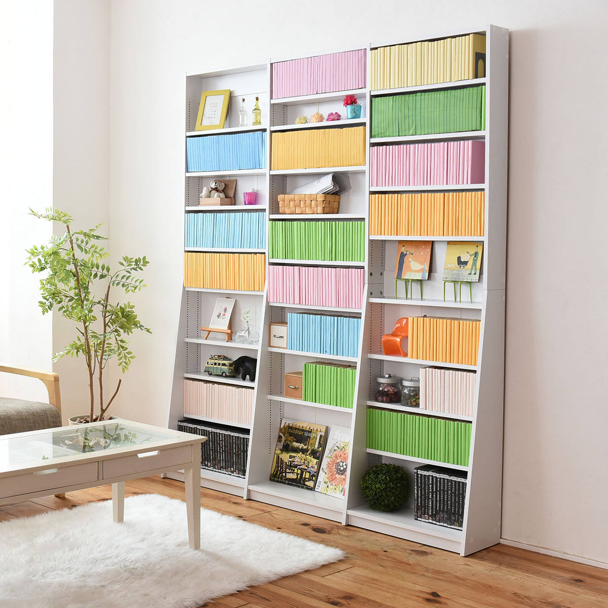 JK-PLAN（ジェイケイ・プラン） 本棚 ブックシェルフ 幅150cm スリム