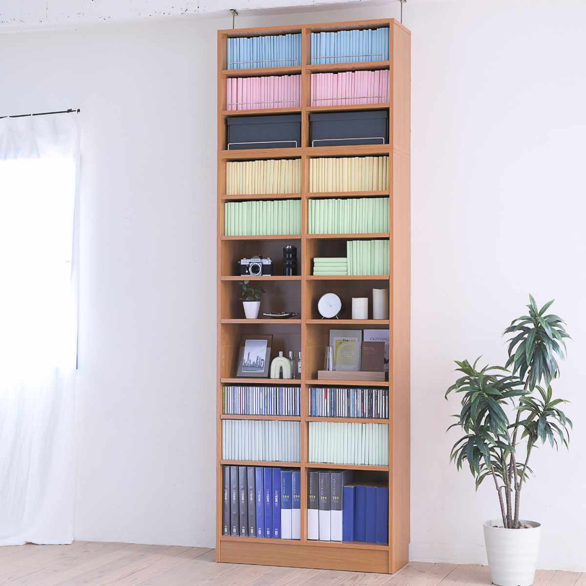 JK-PLAN(ジェイケイ・プラン) 本棚 上置き棚セット 幅81cm 高さ238.5 JK-PLAN(ジェイケイ・プラン) 本棚 上置き棚セット 幅81cm 高さ238.5