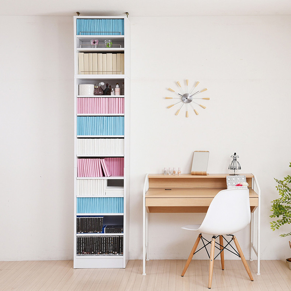 JK-PLAN（ジェイケイ・プラン） 本棚 上置き棚セット 幅41.5cm 高さ