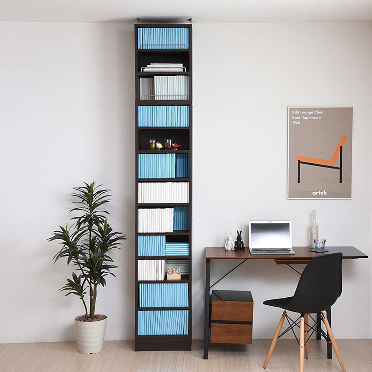 JK-PLAN（ジェイケイ・プラン） 本棚 上置き棚セット 幅41.5cm 高さ