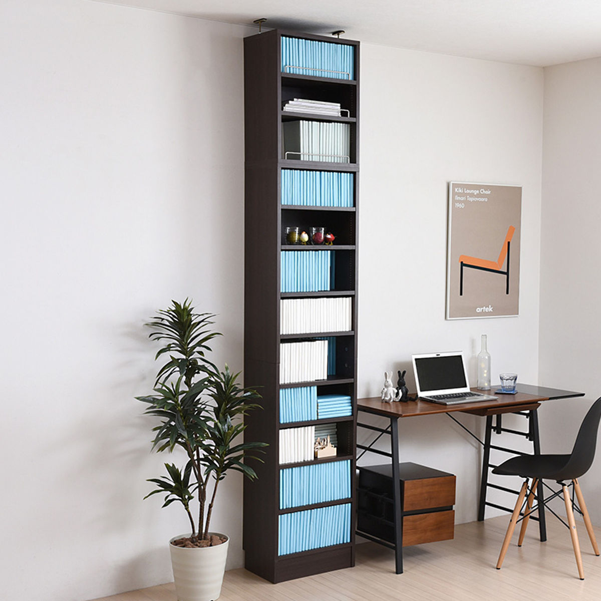 JK-PLAN（ジェイケイ・プラン） 本棚 上置き棚セット 幅41.5cm 高さ