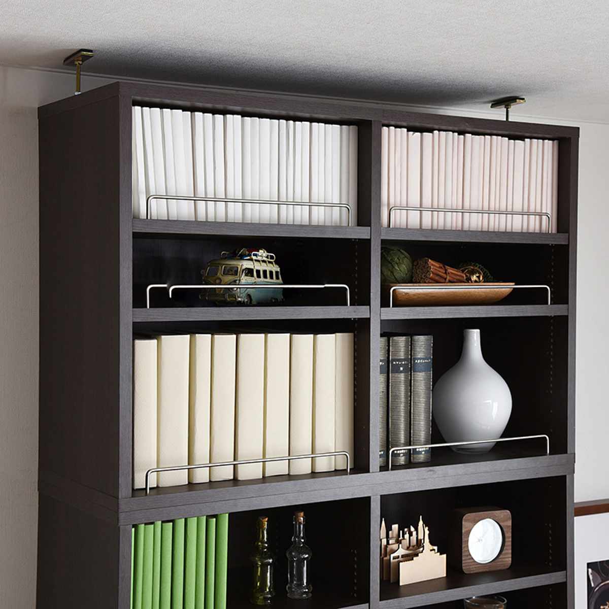 JK-PLAN（ジェイケイ・プラン） 上置き棚 本棚 幅81cm 全棚可動 ブック