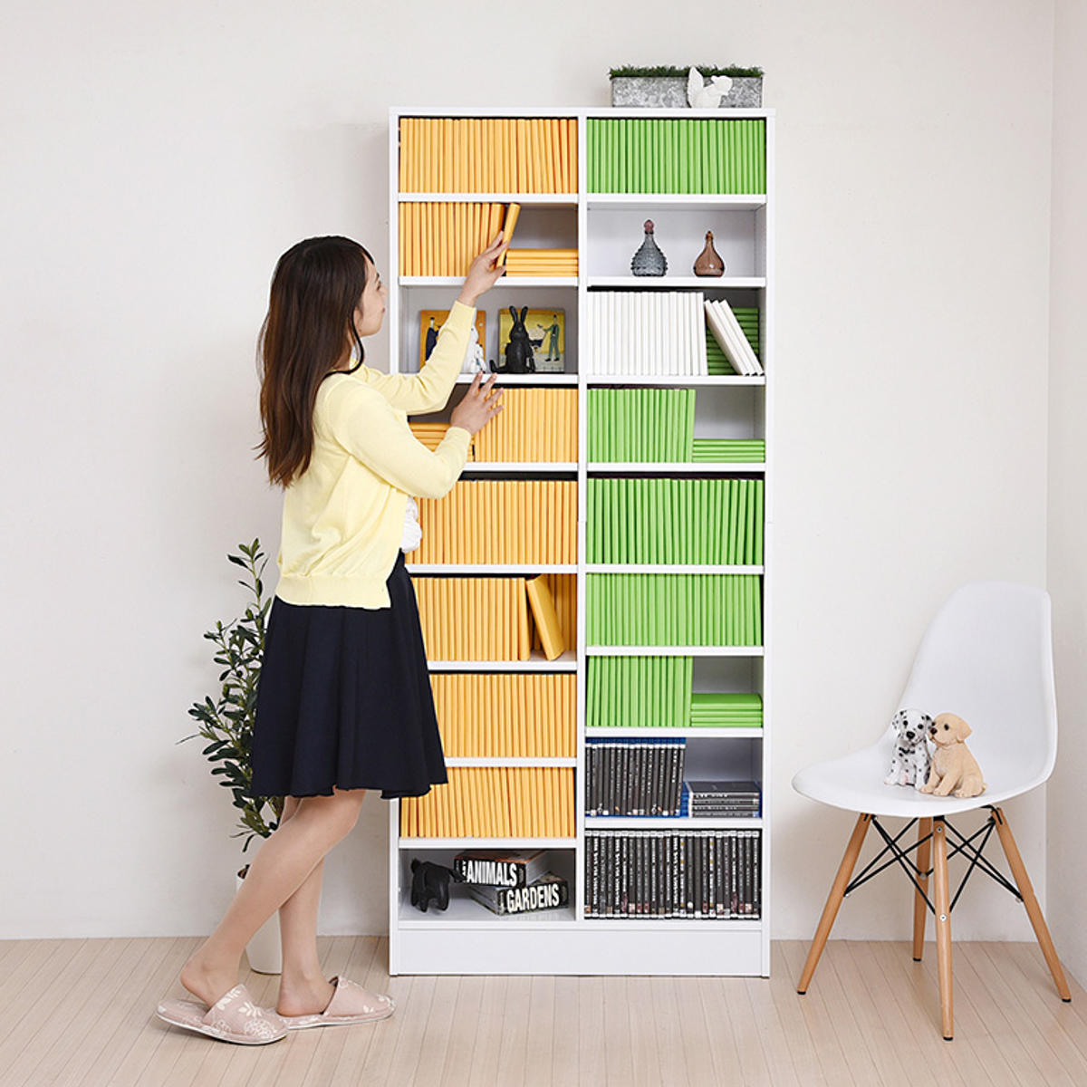 JK-PLAN（ジェイケイ・プラン） 本棚 幅81cm 高さ180.5cm 全棚可動