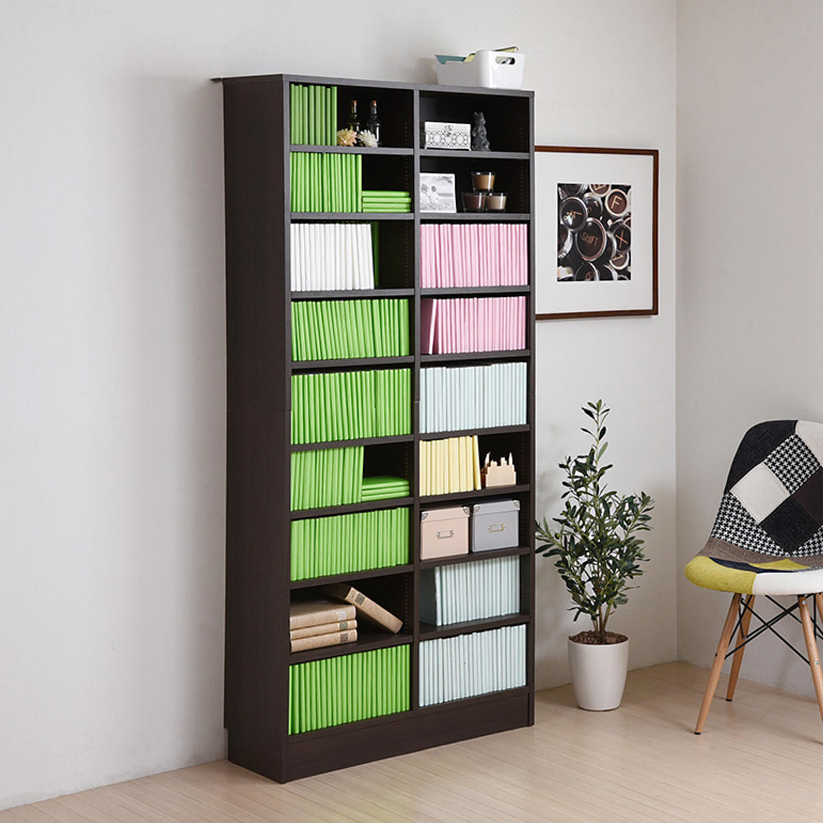 JK-PLAN（ジェイケイ・プラン） 本棚 幅81cm 高さ180.5cm 全棚可動