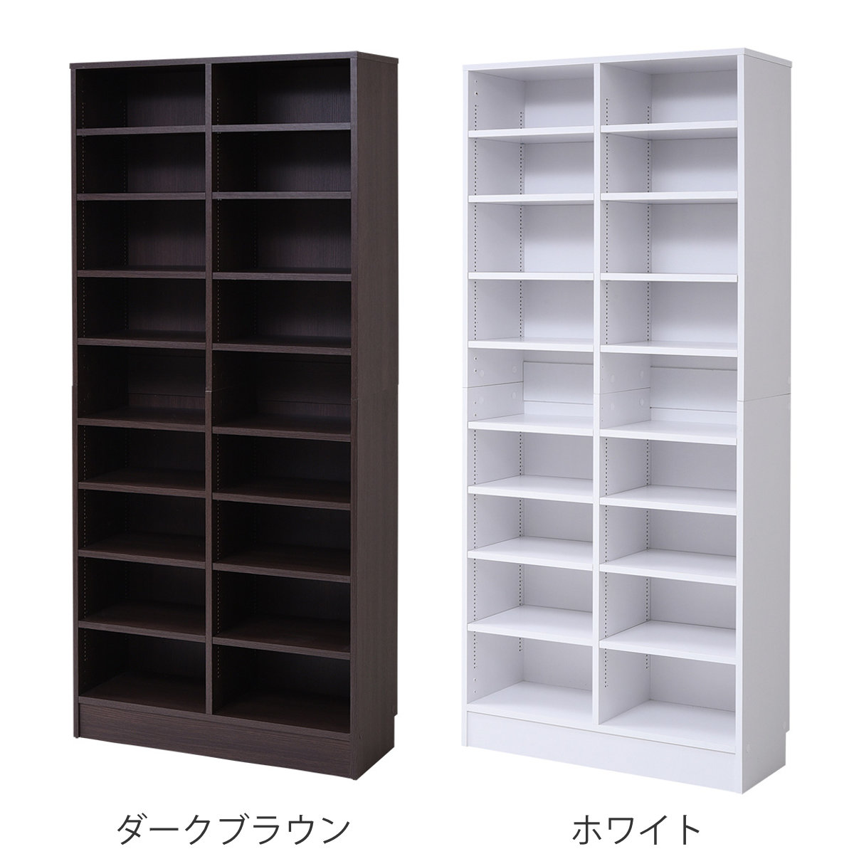 JK-PLAN（ジェイケイ・プラン） 本棚 幅81cm 高さ180.5cm 全棚可動