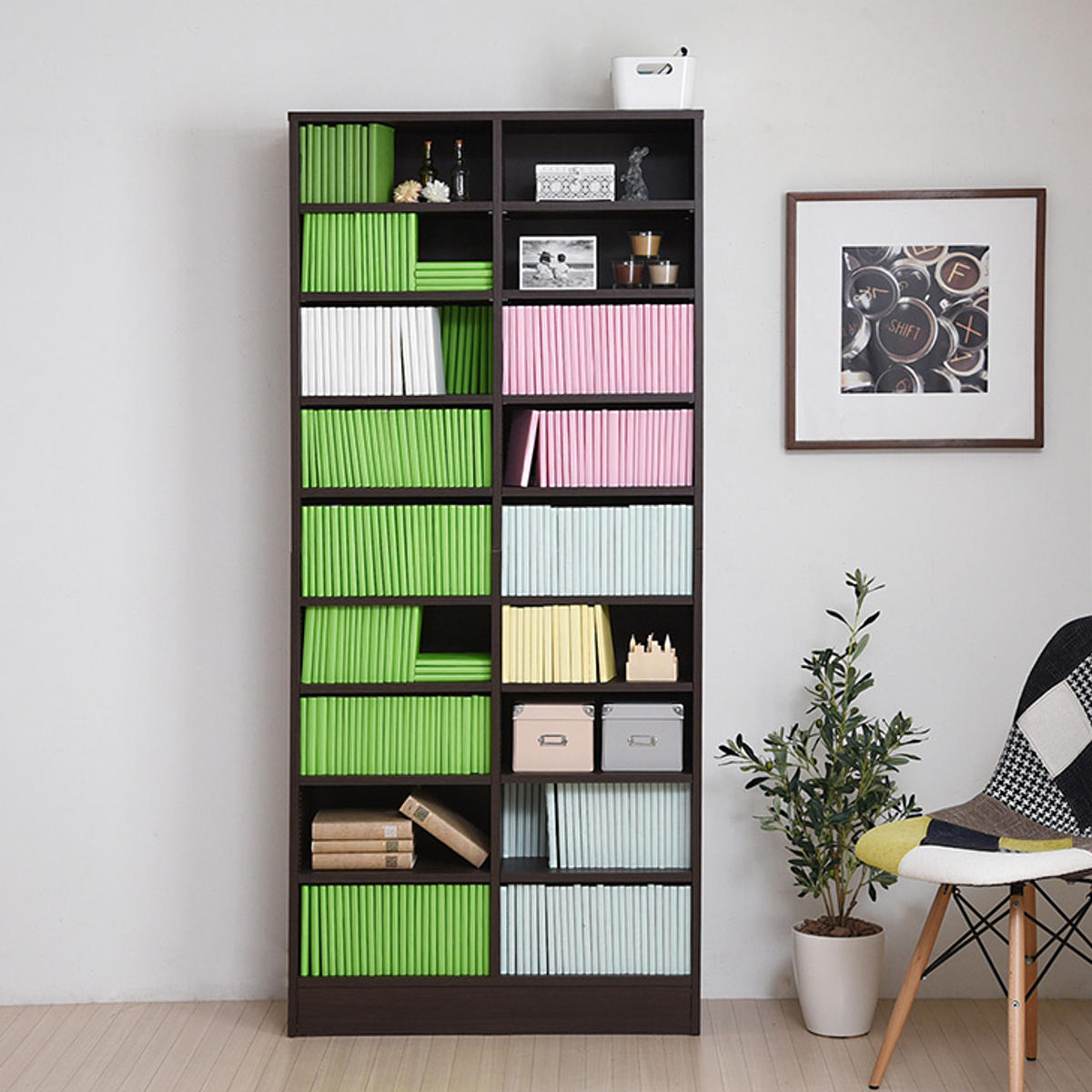 JK-PLAN（ジェイケイ・プラン） 本棚 幅81cm 高さ180.5cm 全棚可動