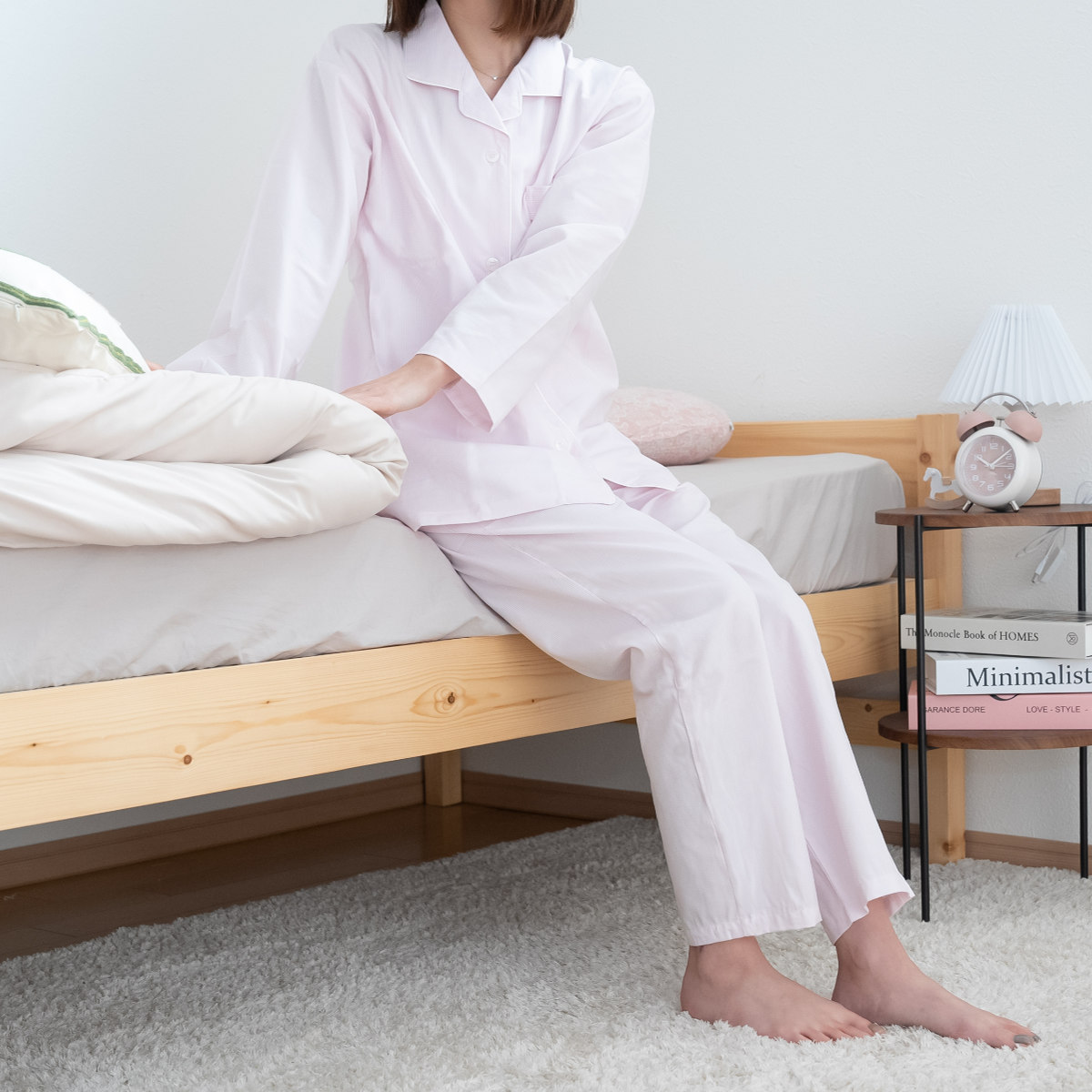 JK-PLAN（ジェイケイ・プラン） パジャマ Sサイズ 播州織 前開き 日本